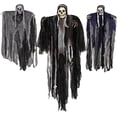 thumbnail image 2 of XZKING 3Pack Hanging Halloween Skeleton Ghosts Decorations, Grim Reapers for Best Halloween Outdoor Decorations, 2 of 6