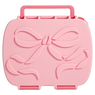 Your Zone BTS Plastic Bento Box with 4 Compartments, 1 Fork, 1