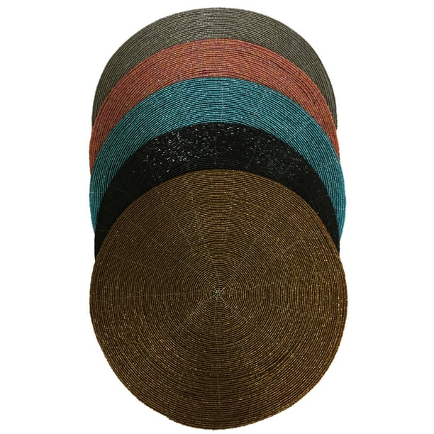 KINDWER 13" Glass Beaded Placemat