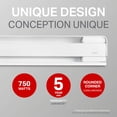 thumbnail image 3 of Stelpro White Brava Baseboard Heater - 750W, 240 Volts, 3 of 11