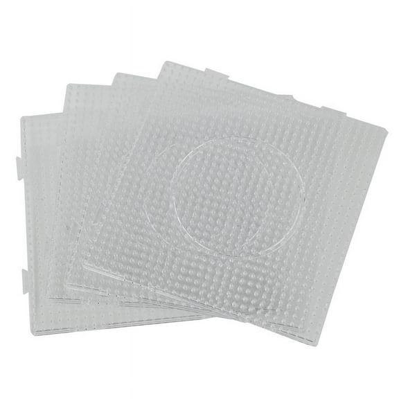 4pcs ABC Clear 145x145mm Square Large Pegboards Board for Fuse Bead