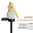 thumbnail image 4 of Christmas Solar Energy Snowman Lawn Garden Atmosphere Lamp,Outdoor Garden Landscape Decorative Lamp Yellow Snowman, 4 of 7