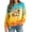 03-Yellow, variant on qafoshin Halloween Sweatshirts for Women Oversized Crew Neck Long Sleeve Printed Shirts Cute Pullover Plus Size Tops