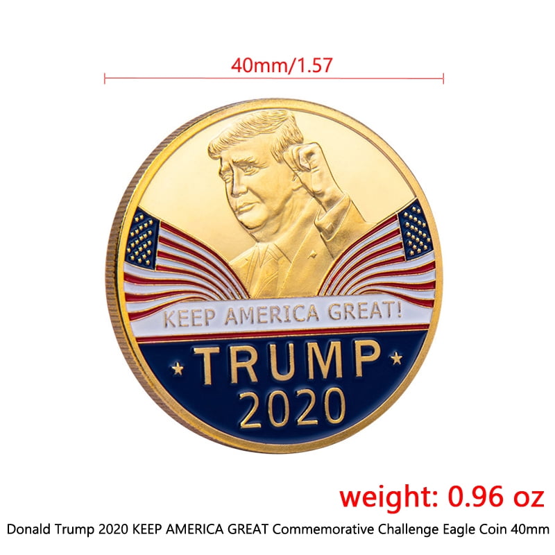 Donald Trump 2020 Keep America Great Commemorative Challenge Coin EagleCoin