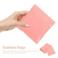 thumbnail image 4 of 200 Pcs Hygiene Bag Trash Bags Sanitary Pads Pouch Feminine Disposal Disposable Period Miss, 4 of 6