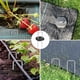 thumbnail image 2 of 50 piezas de estacas de jardín con 50 arandelas, estacas de fijación en forma de U, anclajes de tierra galvanizados para lona de acolchado (15 x 3 cm), 2 of 5