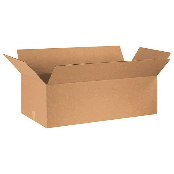 ZoroSelect Corrugated Boxes, 36" x 18" x 12", Kraft, 15/Bundle