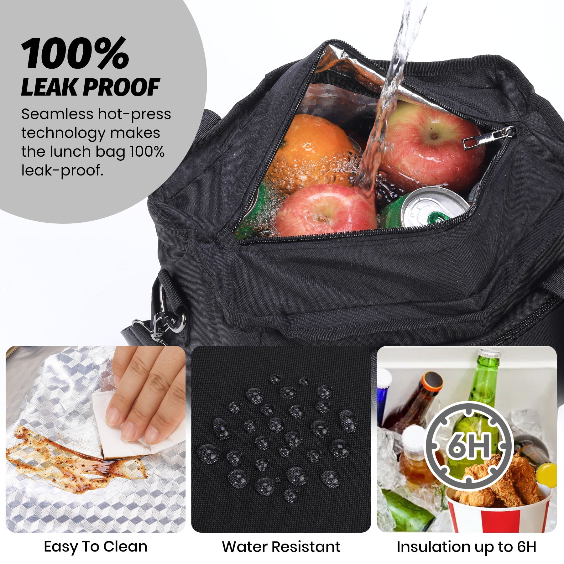 CODCEY Insulated Reusable Lunch Bags Women
