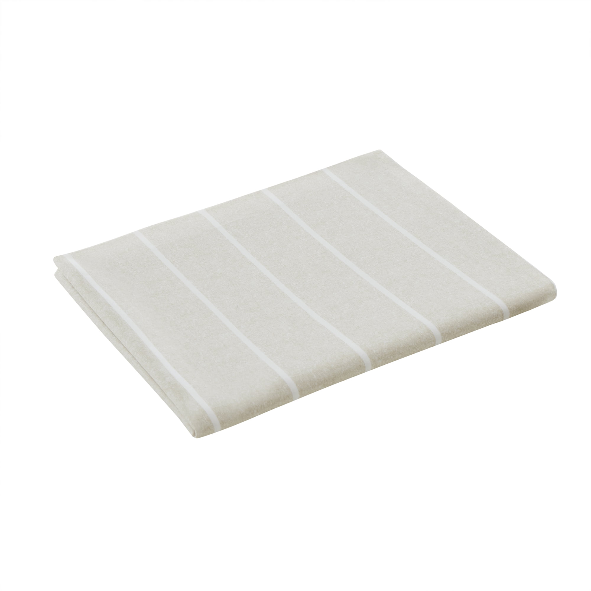 Mainstays Microfiber Body Pillowcase - Beige & White Stripe - 20"x52" - 1 Pack