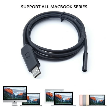 HD USB 3.0 Rainproof Handheld 78.74inch/2m Endoscope Borescope For Macbook Laptop w/ LED Inspection Snake Camera