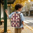 thumbnail image 6 of Corgi Christmas and Candy Cane 17" School Backpacks for Teens,Waterproof Oxford Fabric,S-Shape Padded Straps for School,Travel,Hiking,Camping, 6 of 6