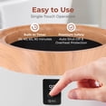 thumbnail image 4 of SereneLife Bucket Warmers with Customized Fragrances for Spa and Bathroom, Timer 20/40/60/90 Minutes, Fits 1 Large Towel, Blanket, Bathrobe, PJs (Natural), 4 of 8