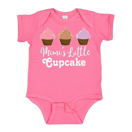 

Inktastic Mimi Little Cupcake Grandchild Girls Girls Baby Bodysuit