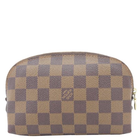 Pre-Owned Louis Vuitton PM Damier Ebene Cosmetic Pouch Brown
