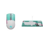 NEWEGG Hatsune Miku Keyboard and Mouse Combo - TUF Gaming Mini Wireless Mouse & Mechanical RGB Keyboard with IP57 Waterproof and Dust Resistance