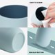 thumbnail image 4 of BRILLAR Juego de vasos para brochas, color azul oscuro, para viajes y acampadas, 2 piezas, 4 of 5