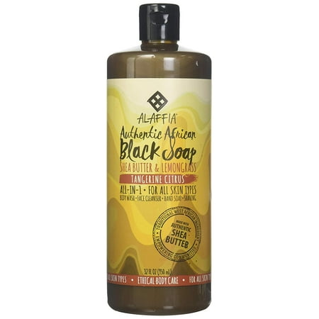 - Authentic African Black Soap, ALL IN ONE: Ideal for all skin types as a face and body cleanser, shampoo, hand wash, or shaving product By
