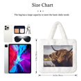 thumbnail image 3 of Wukai Yak Print Plush Underarm Bag, Ladies Fluffy Shoulder Bag, Women Furry Flower Tote Bag Plush Handbag for Autumn and Winter, 3 of 7