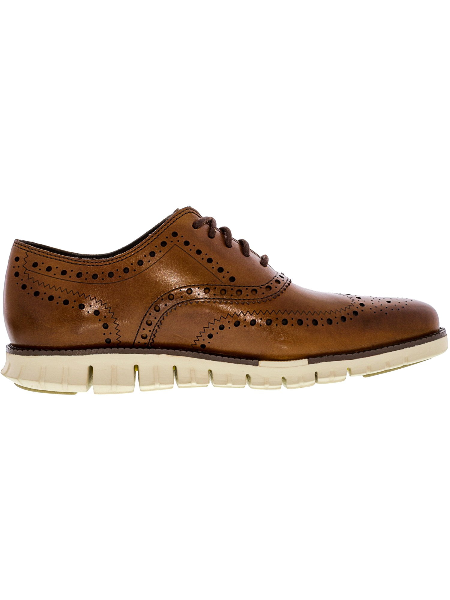 Cole Haan Men's Zerogrand Wing Oxford British Tan Ankle-High Leather Shoe - 11.5M