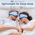 thumbnail image 3 of MUSICOZY White Noise Sleep Mask Headphones with 16 Soothing Sounds, Bluetooth Sleep Mask 3D Wireless Music Sleeping Headphones for Side Sleeper,Wireless Music Eye Mask with Timer, Gifts for Men Women, 3 of 9