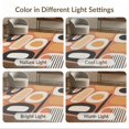 thumbnail image 7 of ODIKA 2'x3' Beige Orange Retro Abstract Pattern Washable Doormat Mid-Century Modern Geometric Design Non-Slip, Low Pile for Entryway, Kitchen, Laundry Room, 7 of 7