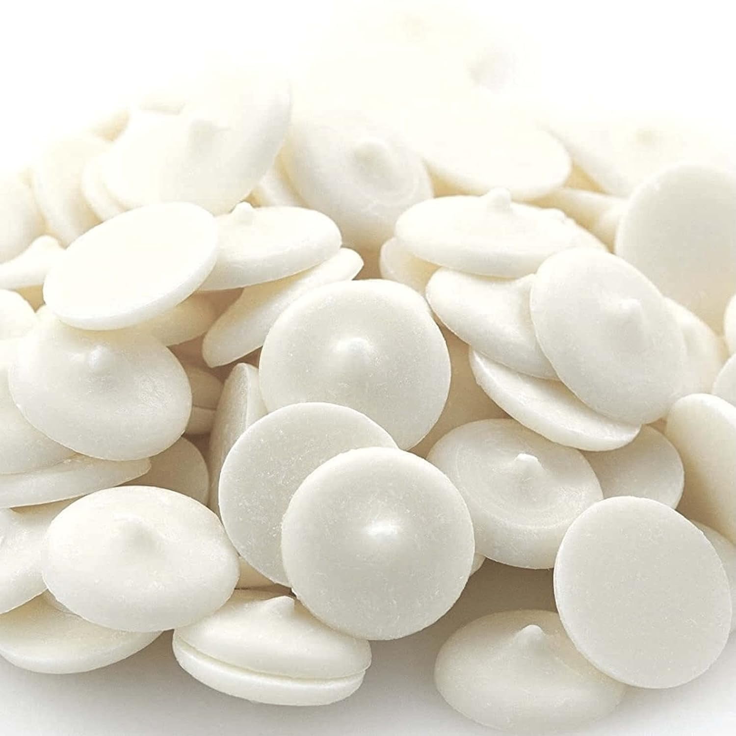 Kidu Pantry Melting Super White Chocolate Wafers 80 Ounces - 5 Pound Bulk In Resealable Bag