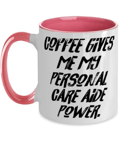 Special Electrician Gifts Coffee Gives Me My Electrician Power. Special Two Tone 11oz Mug For Men Women From Colleagues