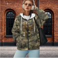 thumbnail image 2 of Uorisanigo Camo Hunting Deer Womens Full Zip Up Hoodies Size 3XL Slight Stretch Soft Womens Zip Up Oversized Sweatshirts Comfortable Long Sleeve Fall Outfits Winter Clothes, 2 of 7