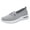Grey, variant on DSJLMQ Women's Soft Knit L𝗈afers Breathable Mesh Tenis Comfortable Soft Cushion Shoes Comfortable Knit Upper Sneakers Elastic 𝖫a𝖼e Up F𝗅a𝗍s Shoes Fashion Non-S𝗅ip Sport Shoes