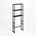 thumbnail image 2 of Furinno Turn-N-Tube Freestanding Over-The-Toilet Bathroom Shelves, Storage Rack with 3 Shelves, Black Espresso/Black, 2 of 6