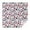 Red White Blue, variant on Red Football Helmets with Bows Pattern Square Tablecloth,Waterproof Square Table Cover,Wipeable Spillproof Washable Table Cover for Home Kitchen Party Decor 52"x52"(132x132cm)