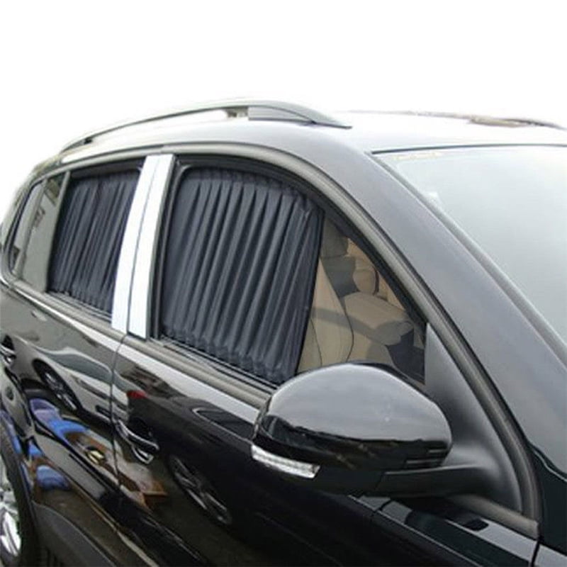 2x New Car Van SUV Window Curtain UV Sunshade Visor Kit Universal 50*39cm 2x New Car Van SUV Window Curtain UV Sunshade Visor Kit Universal 50*39cm