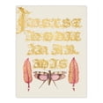 thumbnail image 3 of Artery8 Model Book of Calligraphy Chard and Red Winged Grasshopper Framed Wall Art Print Home Décor A4, 3 of 4