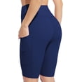 thumbnail image 5 of Women's Running Biker Shorts with Side Pockets High Waisted, 5 of 6