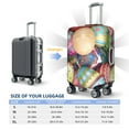 thumbnail image 6 of Easygdp Easter Eggs Print Elastic and Washable Suitcase Protective Cover with Hidden Zipper Fits 18-32 inch Luggage -Medium, 6 of 9