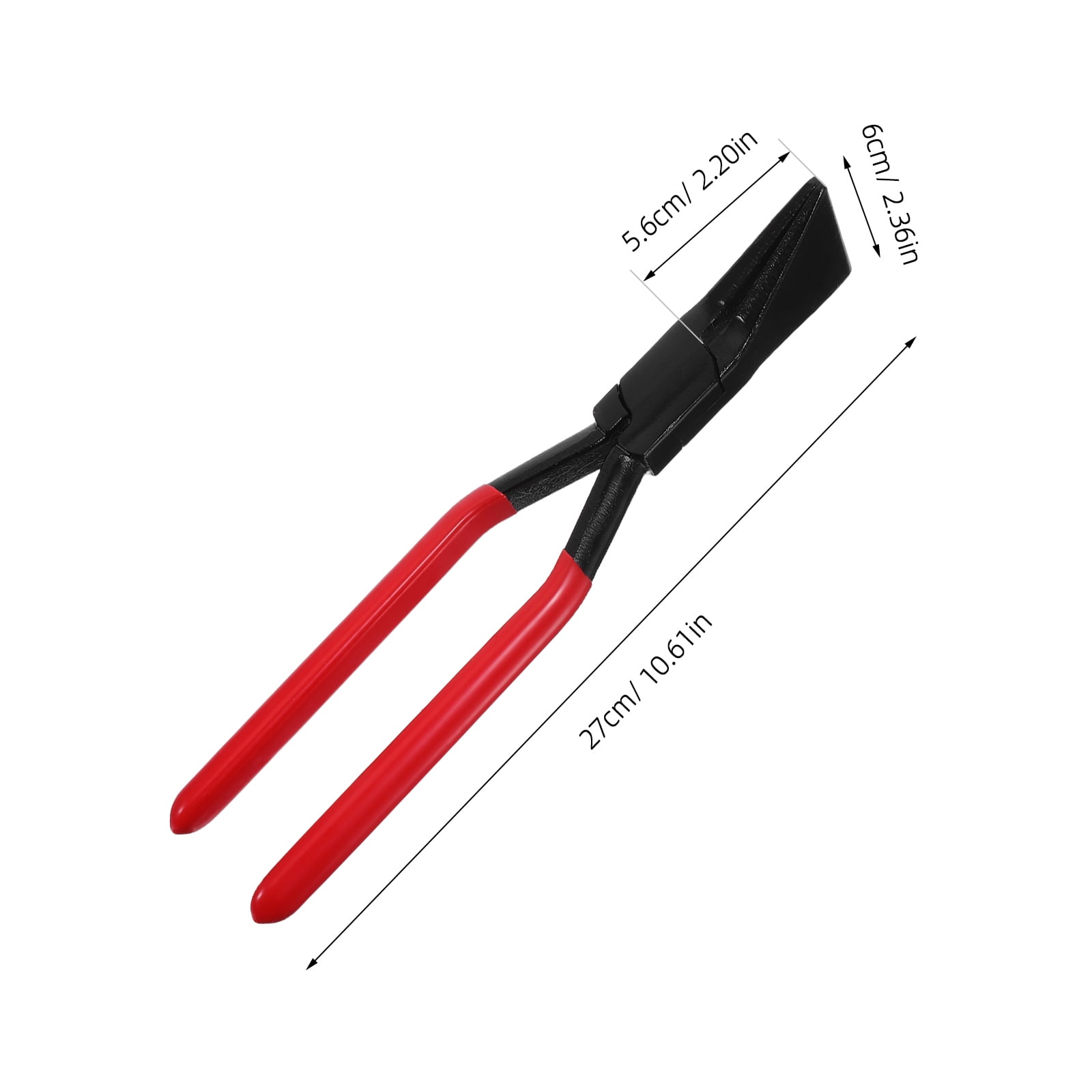 FRCOLOR Metal Sheet Bender Plier Tool Metal Working Tool Fabrication Carbon Steel Construction For Bending Thin Metal Flat Roofing And Welding