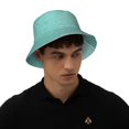 thumbnail image 4 of Balery Teal Turquoise Glitter Sombreros para el sol para hombre y mujer, sombrero de pescador con UPF 50+, 4 of 6
