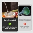 thumbnail image 2 of Cucharón para sopa Newness, inoxidable, resistente al calor, de acero inoxidable, 2 of 7