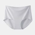 thumbnail image 2 of IFNWSV 100% Cotton Underwear Women Breathable Soft Solid Color Bikini Panties for Everyday Gray L, 2 of 5