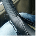 thumbnail image 2 of Geartronics Leather, Black, 15" in, Anti Slip, PU Leather "Steering Wheel Cover", 2 of 10