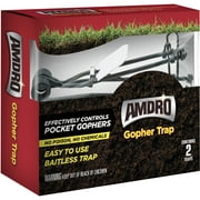 Amdro Bait Free, Mole and Gopher Trap, 2 Pack