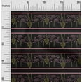 thumbnail image 1 of oneOone Viscose Jersey Fabric Swirl & Floral Block Print Fabric BTY 60 Inch Wide, 1 of 5