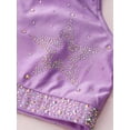 thumbnail image 5 of Hansber Kids Girls Cheerleading Outfits Shiny Rhinestones Dance Crop Top and Gymnastics Shorts Set Dancewear Light Purple 14, 5 of 7