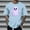 Light Blue2, variant on FDGIU Men's Halloween T-Shirt Plus Size Short Sleeve Shirts - Ghost Pumpkin Graphic Tee, Spooky Funny Costume Top, Loose Fit Short Sleeve Casual Shirt