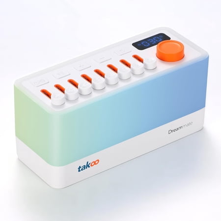 Sound Machine Sunrise Alarm Clock with Night Light, 26 Nature Inspired Sleep Sounds, 0-100% Dimmable Clock, Lamp, Wake Up Brown/Pink/White Noise for Babys, Adults, Kids