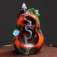 thumbnail image 6 of 1pc Resin Waterfall Incense Burner Halloween Pumpkin Backflow Incense Burner Home Decor Home Aromatherapy Boy Gifts (Without Incense ), 6 of 8