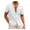White, variant on Mens Shirts Summer Home Vintage Pure Color Casual Button Have Pockets Linen Solid Shirt Tops Blouse