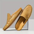 thumbnail image 6 of New Men'S Half-Slip Loafers Made of High-Quality PU,  Embodying a Trendy Retro Style. The Soft Sole Makes Driving Easy Featuring a Breathable And Comfortable Design. They Are Easy And Versatile,, 6 of 9