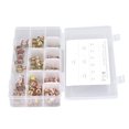 thumbnail image 5 of 100PCS Spring Hose Clamps Manganese Steel Color Galvanizing Spring Clip Pipe Clamp Assortment Kit, 5 of 5