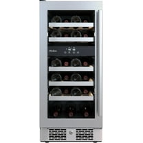 Avallon Awc152dzlh 15" Wide 23 Bottle Capacity Dual Zone Wine Cooler - Stainless Steel